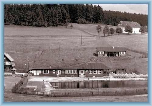 Abertamy - pohled na koupali�t� ze svahu - d��ve