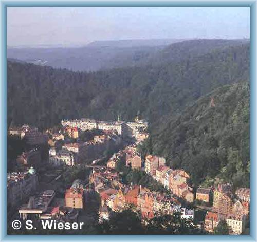 Celkov� pohled na Karlovy Vary