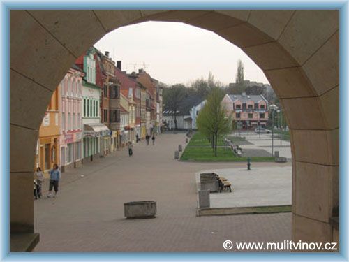 Litv�nov - Pohled na n�m. M�ru