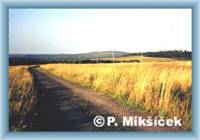 Cesta od Bou���ku, v pozad� Pramen��