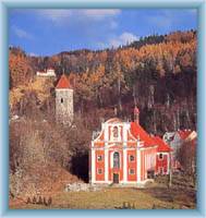Nejdek - kostel sv.Martina a �ern� v�
