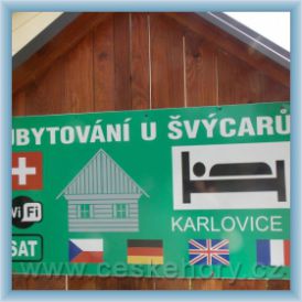 Ubytov�n� u �v�car�