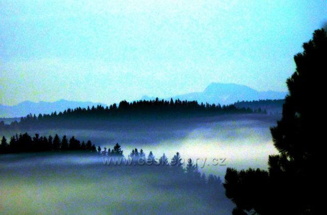 Foto Alp z Horní Plané, přístroj Nikon Coolpix S7000, foceno z ruky