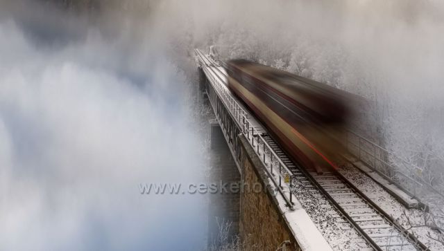 Železniční most Krušné hory