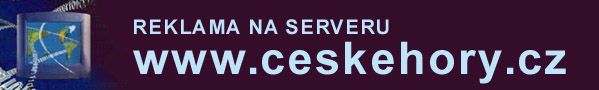Reklama na serveru www.ceskehory.cz