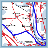 Cyklotrasy - Údolím Labe