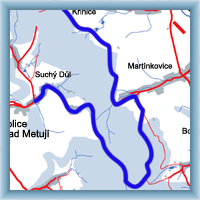 Cyklotrasy - Vyhlídková trasa - Broumovskými stěnami