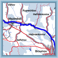 Cyklotrasy - Dolní Adršpach - Mierozsów - Meziměstí - Broumov
