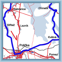 Cyklotrasy - Polička - Litomyšl - Polička