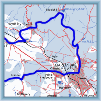 Cyklotrasy - Z Mariánských Lázní do Lázní Kynžvart