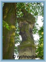 Rychnov u Jablonce nad Nisou - Pískovcová socha sv. Jana Nepomuckého