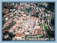 Kadaň - Letecký pohled