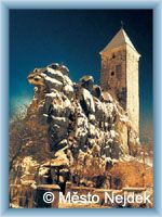 Nejdecký hrad - gotická věž