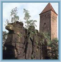 Gotická věž hradu v Nejdku