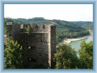 Cornštejn - zbytky hradní věže