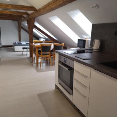 Apartmány s výhledem na zámek