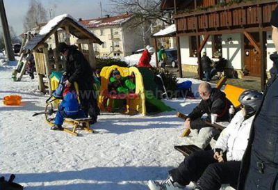 Chata u ski-areálu Modrá Hvězda