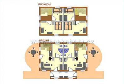 Roubené chalupy Zlatník