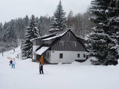 Horská chata Studánka na sjezdovce