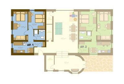 Chalupa pro rodiny s dětmi HERTA II