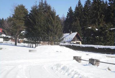 Chata Lipno s vytápěným koupacím sudem