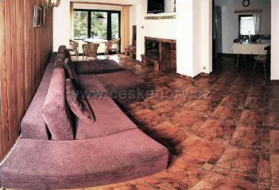 Chata Lipno s vytápěným koupacím sudem