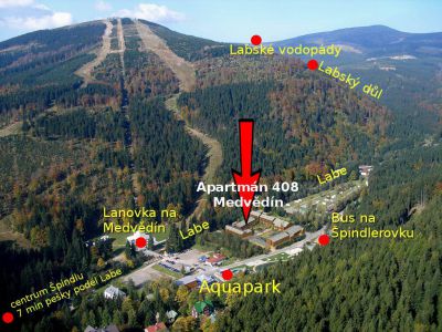 Apartmán Medvědín 408 U sjezdovky
