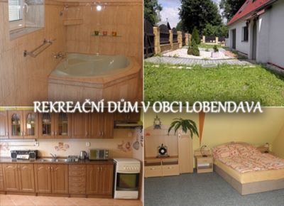 Rekreační chalupa se zahradou a hřištěm Lobendava