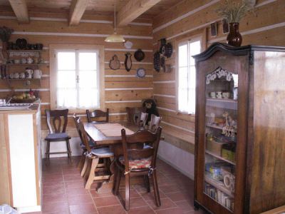 Roubená chalupa v Krkonoších