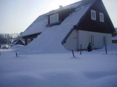 Roubená chalupa v Krkonoších