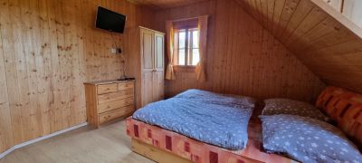 Horská roubenka s bazénem a saunou