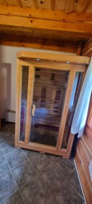 Horská roubenka s bazénem a saunou