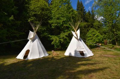 Teepee U Šedého Vlka