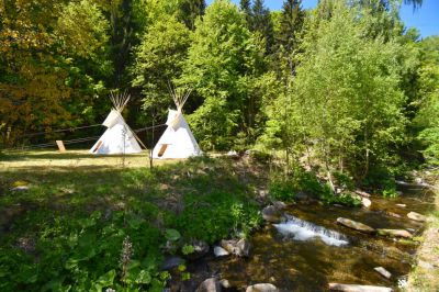 Teepee U Šedého Vlka