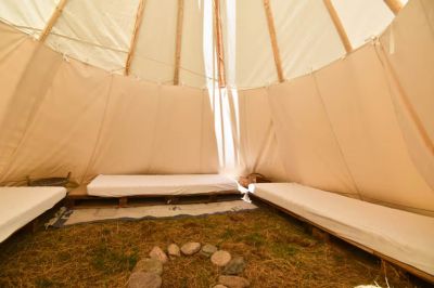 Teepee U Šedého Vlka