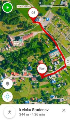 Chalupa U skiareálu Studenov