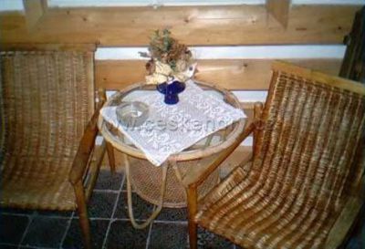 Část roubené chalupy Harrachov