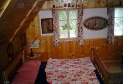 Část roubené chalupy Harrachov