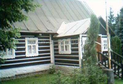 Část roubené chalupy Harrachov