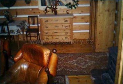 Část roubené chalupy Harrachov