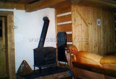 Část roubené chalupy Harrachov