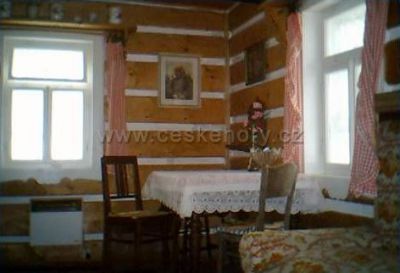 Část roubené chalupy Harrachov