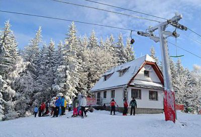 Skiareál Soláň - Vrchol