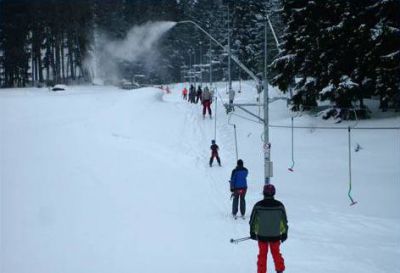 Skiareál Nezdice na Šumavě