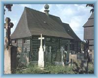 Dřevěný kostelík ve Slavoňově