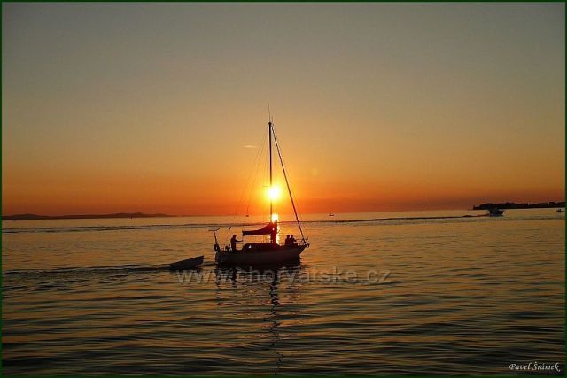 Západ slunce v Zadaru