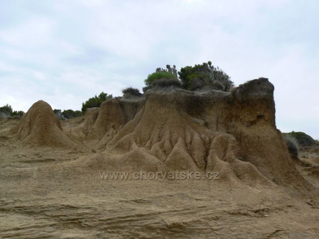 pieskové kopce - polostrov Lopar