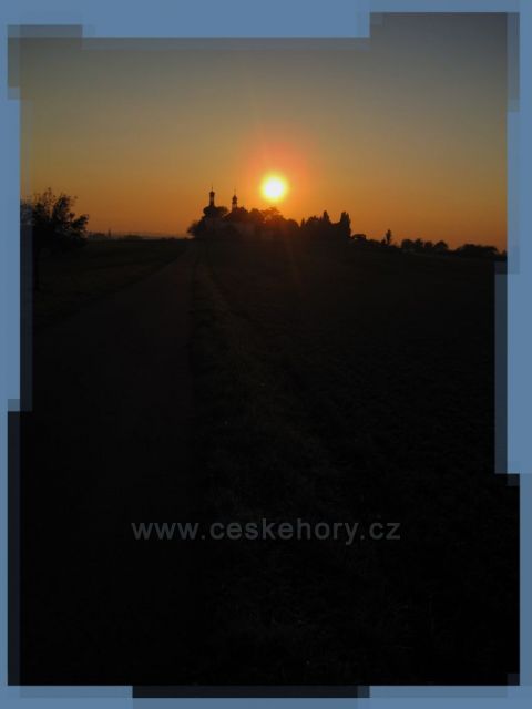 západ slunce v Dobrušce