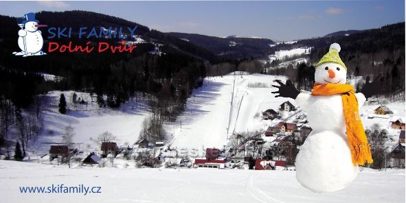 Dolní Dvůr - areál Ski Family - pohled do střediska
