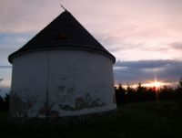 Západ slunce u Kunštátské kaple